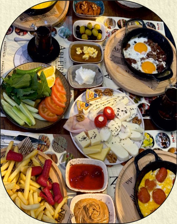 Serpme kahvaltı sofrası – Arı Fırın Çorlu