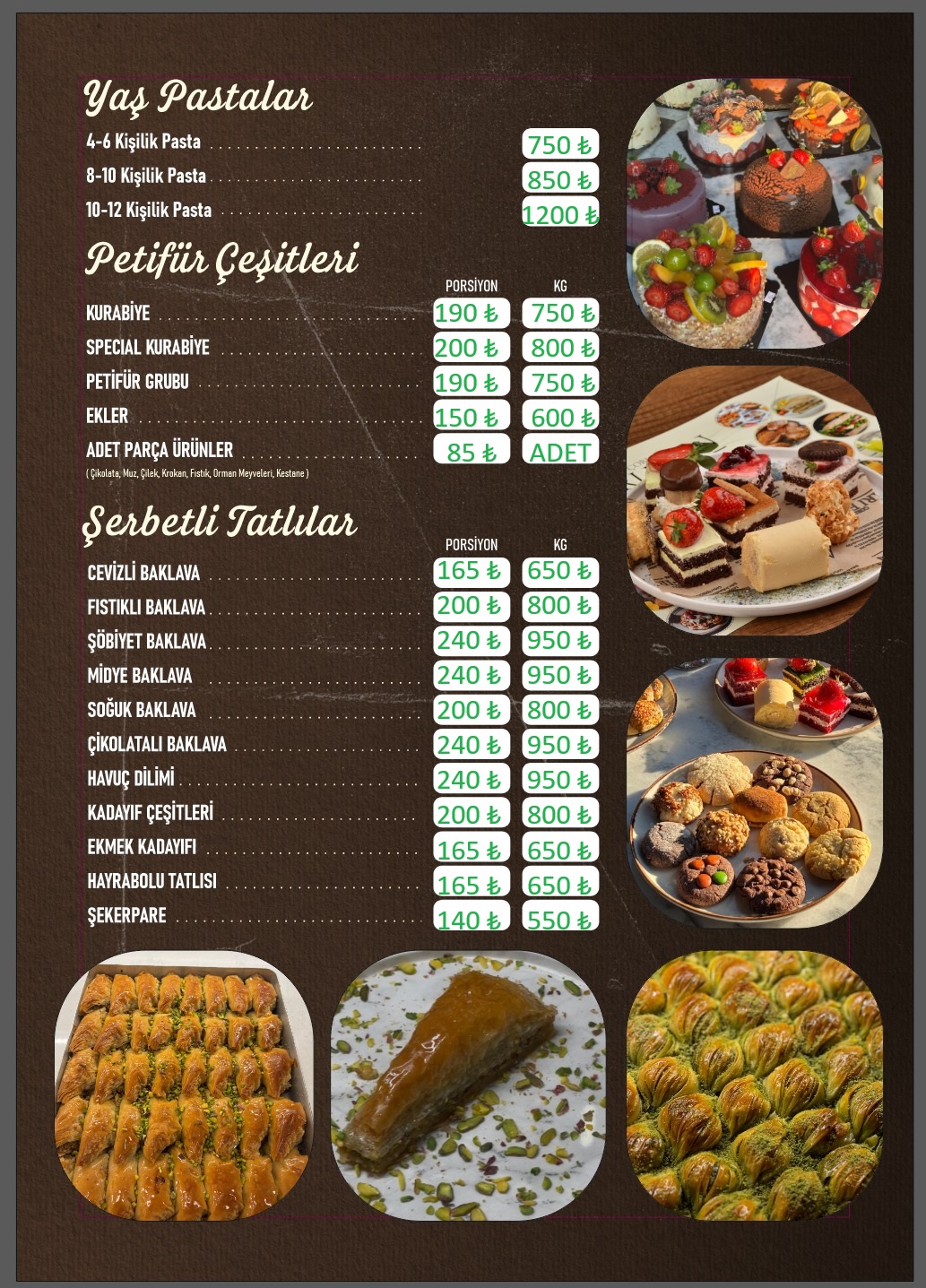 Arı Fırın Menüsü Sayfa 9